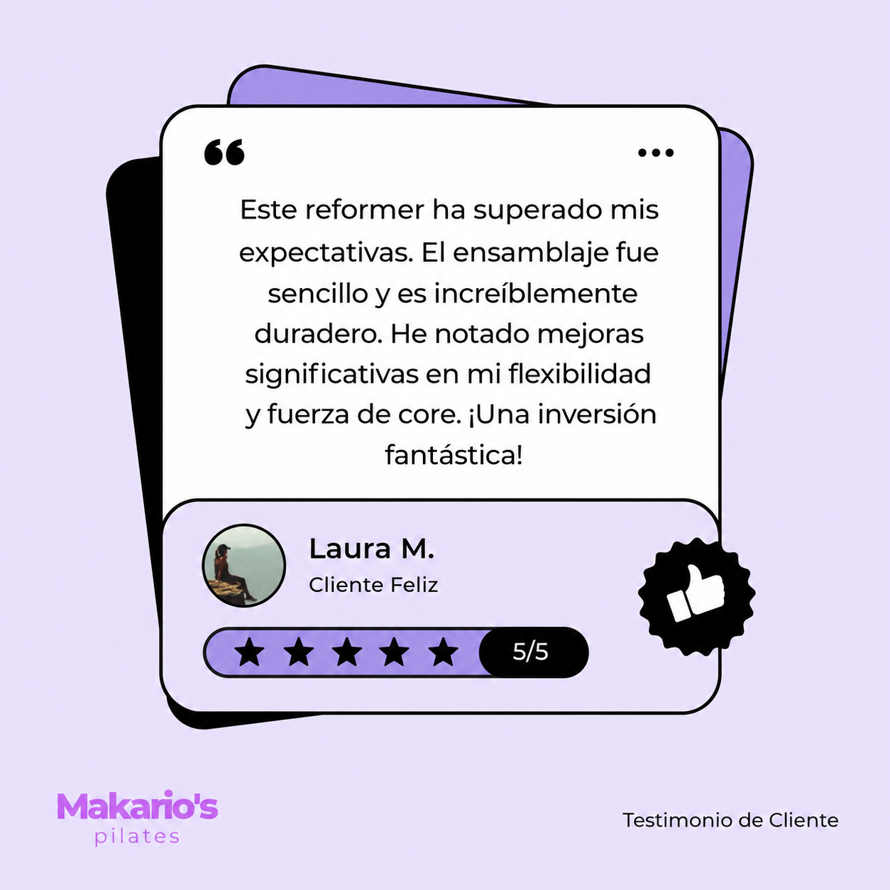 Maka Light Pilates Reformer